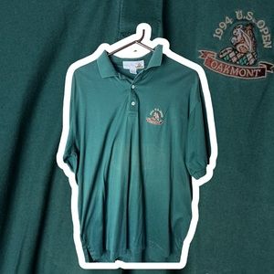 Vintage Official Izod 1994 US Open Oakmont Country Club Golf Polo- Large